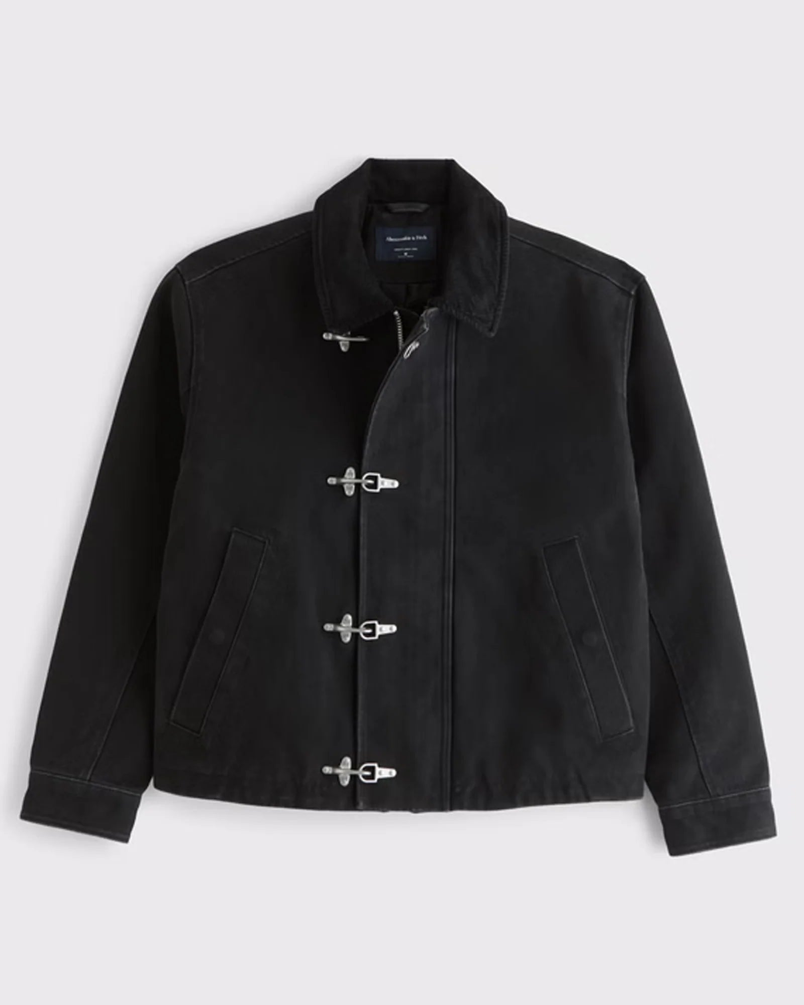 ジャケット・アウター BELVET Lined Fireman Jacket Black Leopard-Lined Fireman Jacket – BELVET