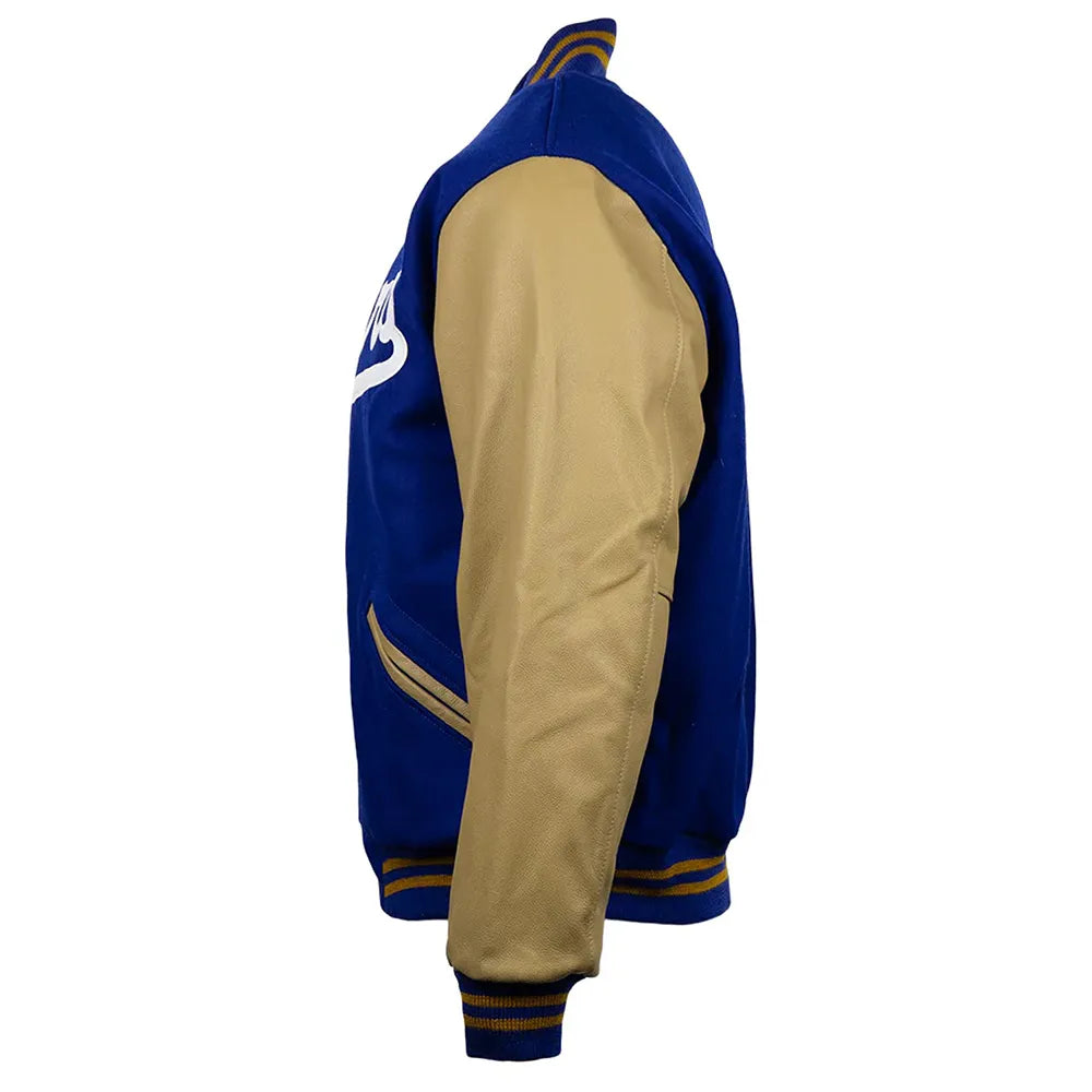 1951 Brooklyn Dodgers Vintage Blue Wool & Leather Varsity Jacket