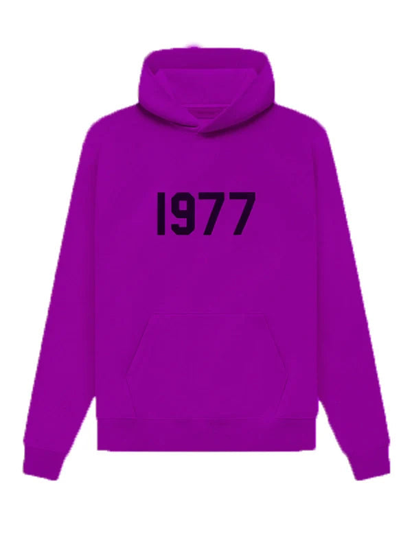 1977 Essentials Hoodie Purple