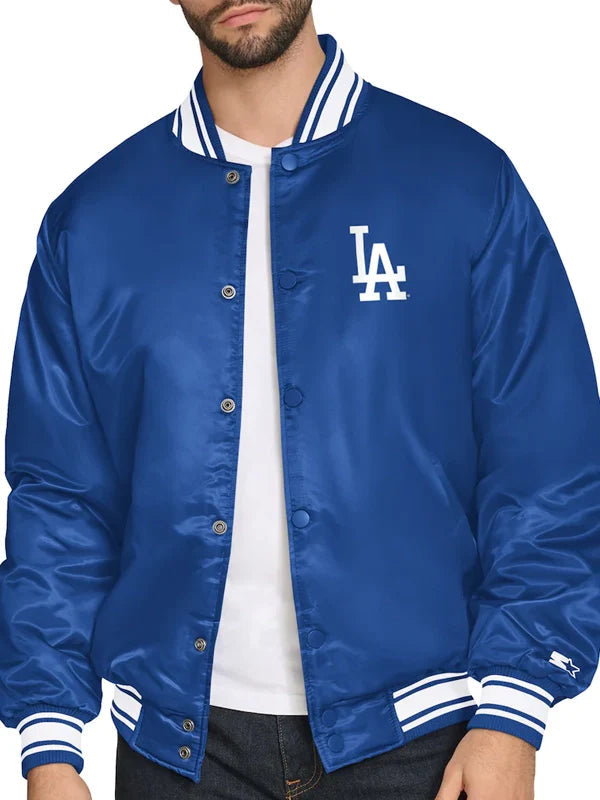 Dodgers Satin Bomber Jacket