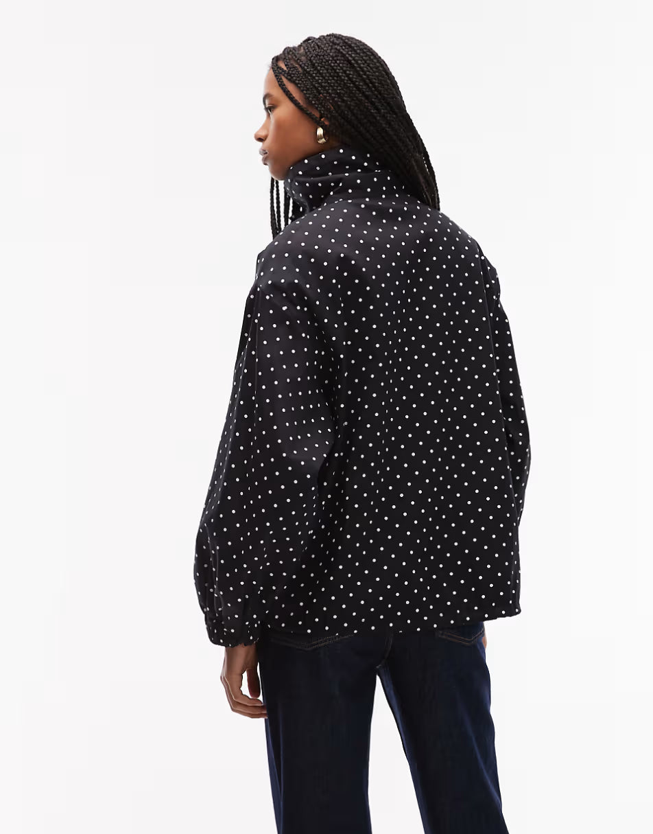 Black And White Polka Dot Jacket