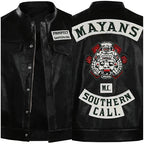 Angel Reyes Mayans M.C Leather Vest Zing Apparel