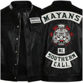 Angel Reyes Mayans M.C Leather Vest Zing Apparel