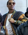 Black Mafia Family Big Meech Bomber Leather Jacket