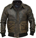 A2 Aviator Retro Style Flight Jacket Zing Apparel