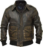A2 Aviator Retro Style Flight Jacket Zing Apparel