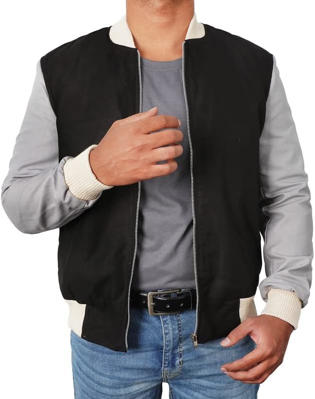 Ansel Elgort Cotton Jacket Men, Black Zing Apparel