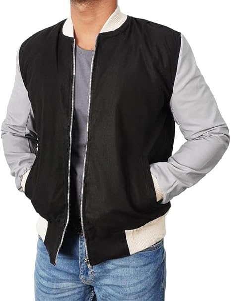 Ansel Elgort Cotton Jacket Men, Black Zing Apparel