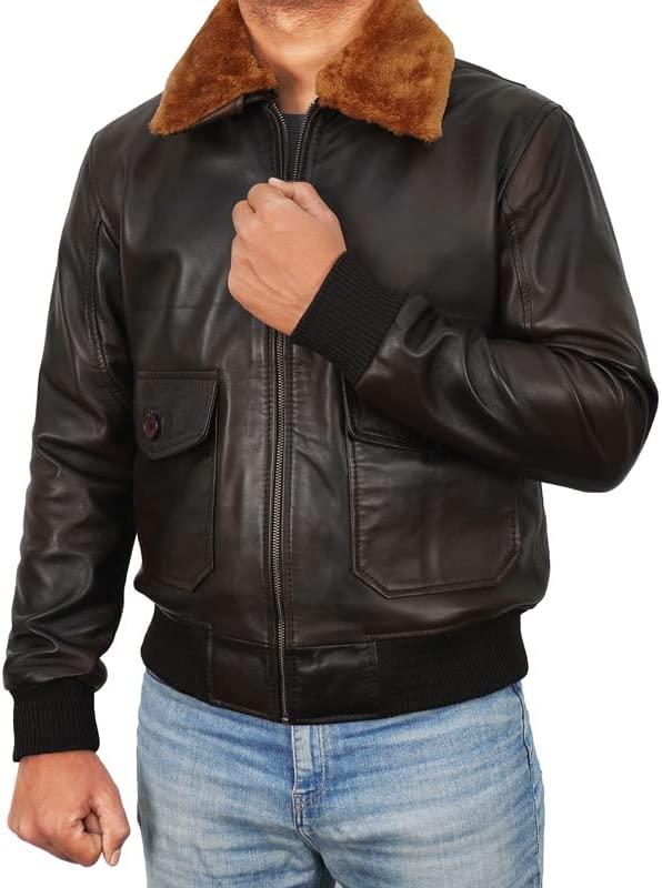 Flight Pilot British Bomber Jacket Men Zing Apparel
