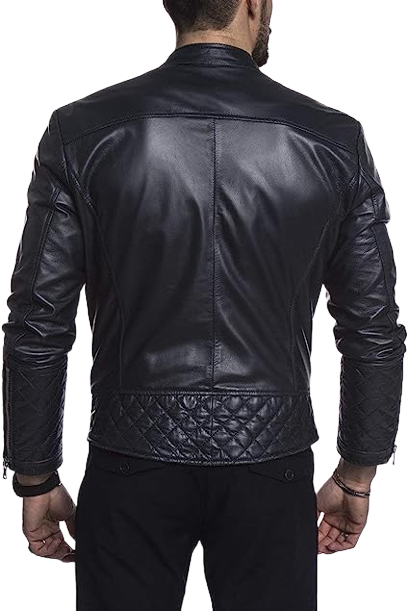 Urban Soft Lambskin Biker Jacket Men Zing Apparel