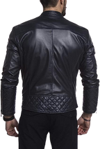 Urban Soft Lambskin Biker Jacket Men Zing Apparel