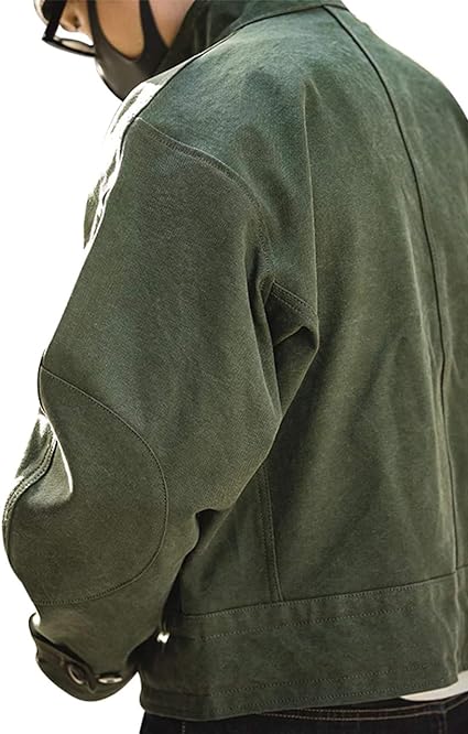 Swedish Army Dispatch Rider Green Cotton Jacket Zing Apparel