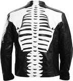 Skeleton Print Cafe Racer Jacket Best For Events Zing Apparel