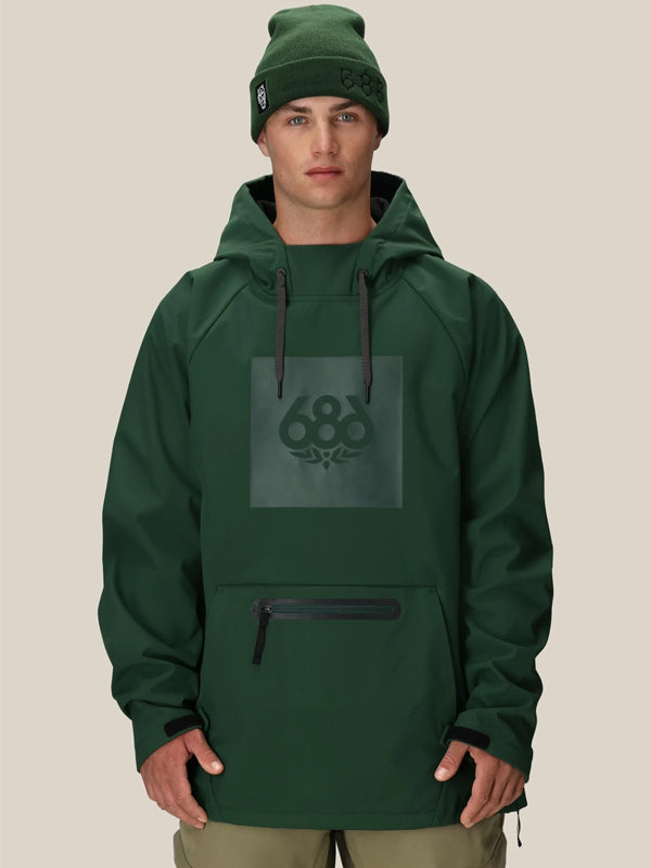 686-Waterproof-Hoodie-Green