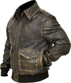 A2 Aviator Retro Style Flight Jacket Zing Apparel