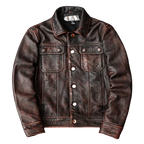 Men's Leather Faux Leather Biker Jacket Zing Apparel