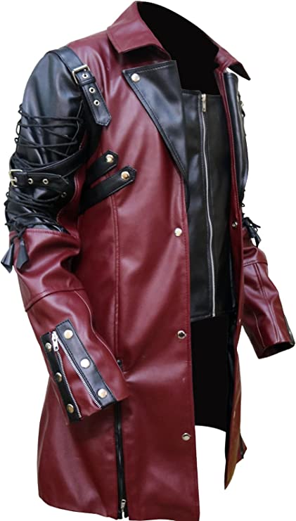 Steampunk Gothic Faux Leather Jacket Zing Apparel