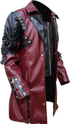 Steampunk Gothic Faux Leather Jacket Zing Apparel