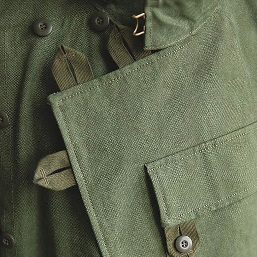 Swedish Army Dispatch Rider Green Cotton Jacket Zing Apparel