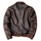 Men's Leather Faux Leather Biker Jacket Zing Apparel
