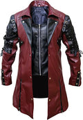 Steampunk Gothic Faux Leather Jacket Zing Apparel