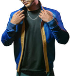 Aksah Fashion Men's 76 Leather Jacket Zing Apparel