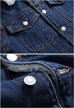 Fleece Lined Denim Jacket Men, Blue Zing Apparel