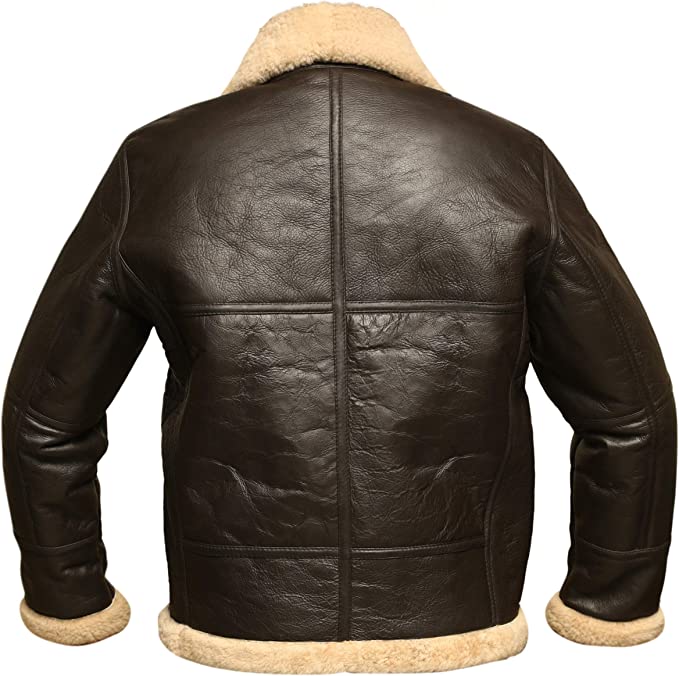 Vintage Shearling Jacket For Men's Zing Apparel