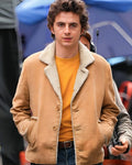 A Complete Unknown 2024 Bob Dylan Shearling Jacket