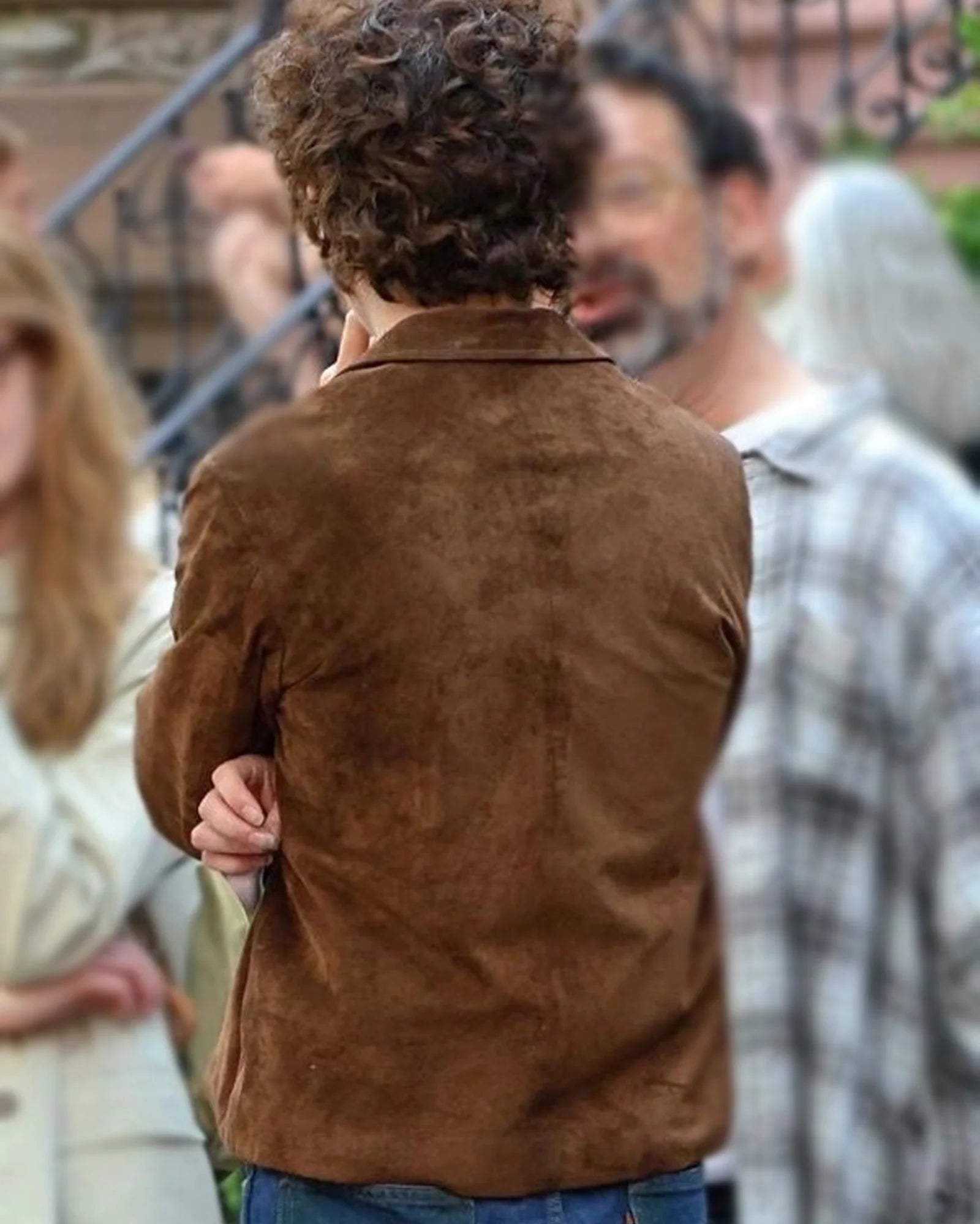 A Complete Unknown Timothee Chalamet Brown Jacket