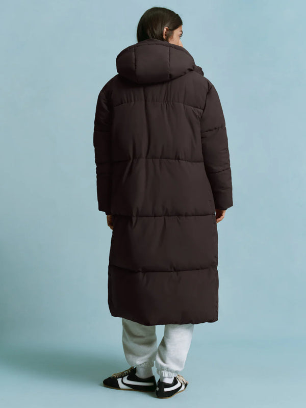 Adanola-Longline-Puffer-Jacket-In-Coffee-Bean