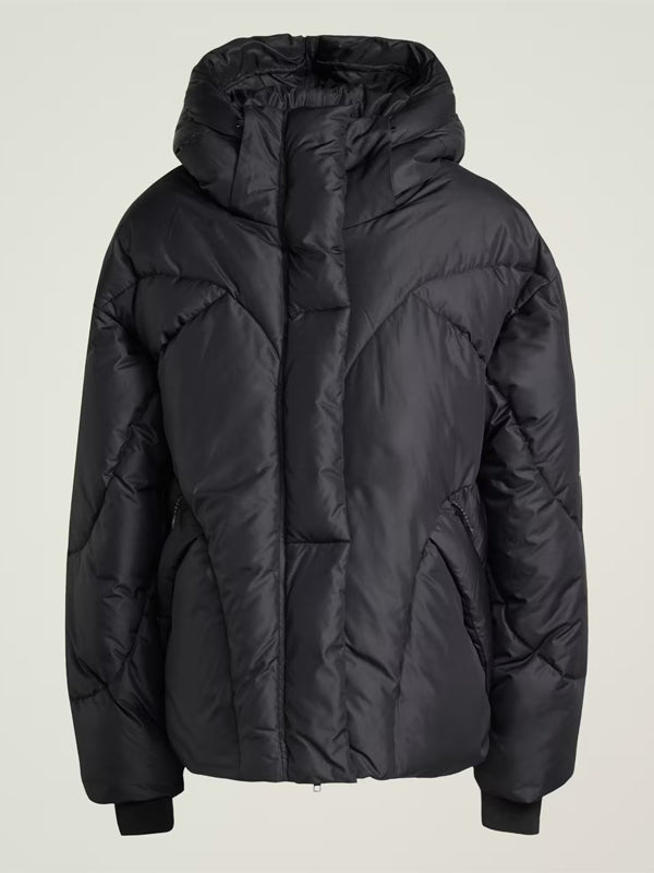 Adidas-By-Stella-Mccartney-Mid-Length-Padded-Winter-Jacket-Black