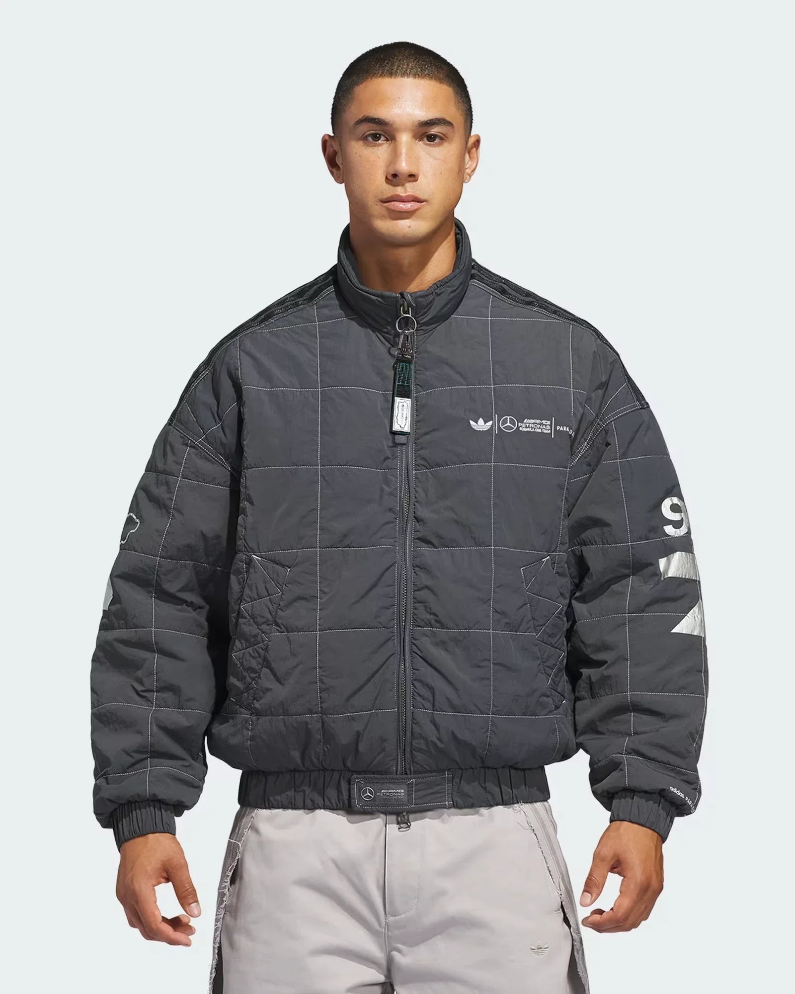 Adidas-Para-Bad-Bunny-x-Mercedes-AMG-F1-Racing-Jacket-Black