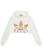 Gucci × Adidas Cropped Hoodie
