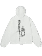 Adidas Thug Club Dragon Jacket White Back