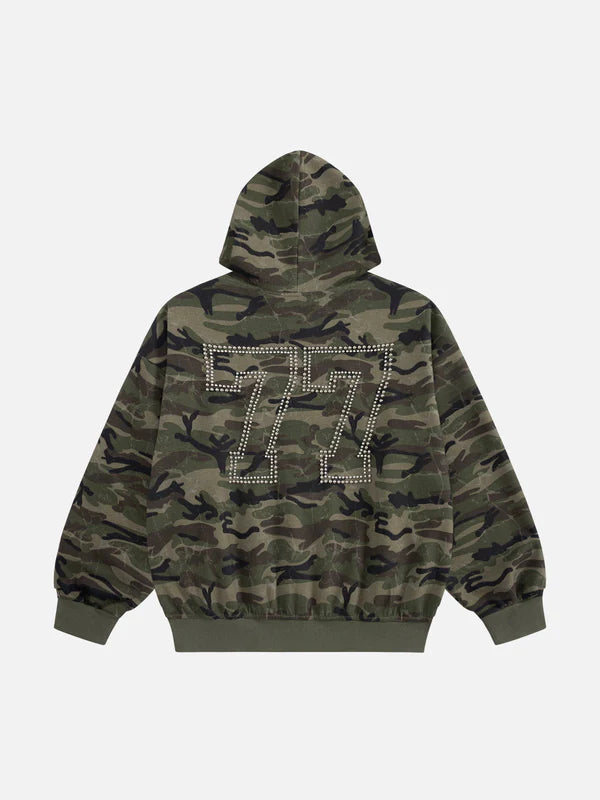 Aelfric Eden Camo ZIP Up Hoodie