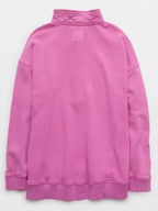 Aerie Oh Snap Sweatshirt Pink Sale