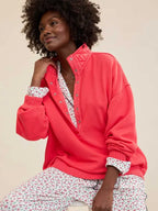 Aerie Oh Snap Sweatshirt Red