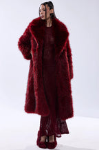 Akira-Faux-Fur-Coat-Red
