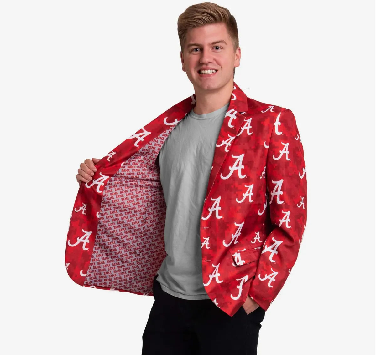 Alabama Crimson Tide Digital Camo Suit Jacket