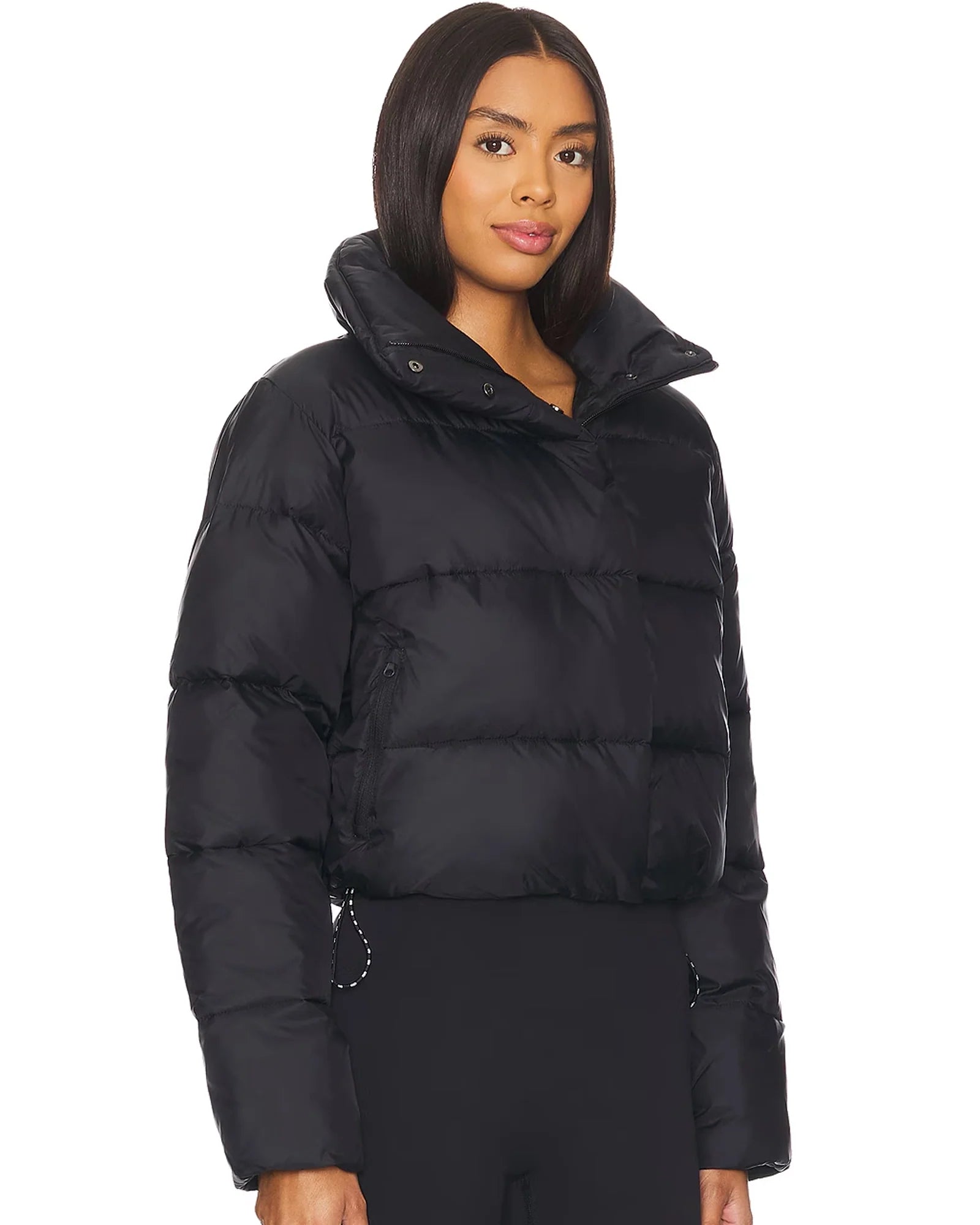 Alo-Gold-Rush-Puffer-Black-Jacket