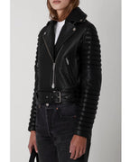 The Arrivals Leather Biker Jacket