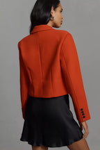 Avec-Les-Filles-Cropped-Boxy-Suit-Blazer-Back