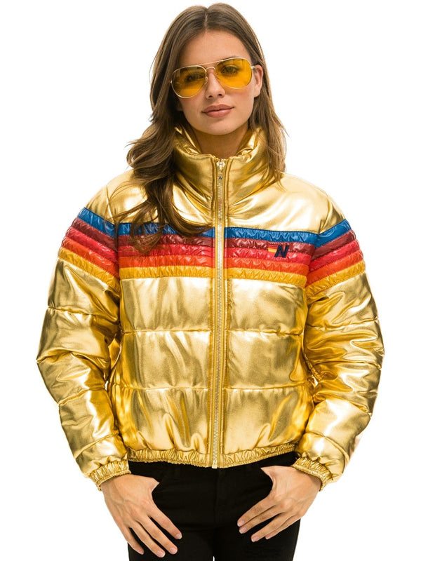 Aviator-Nation-Gold-Puffer-Jacket
