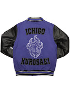 BLEACH-Ichigo-Kurosaki-Purple-Varsity-Jacket-Back