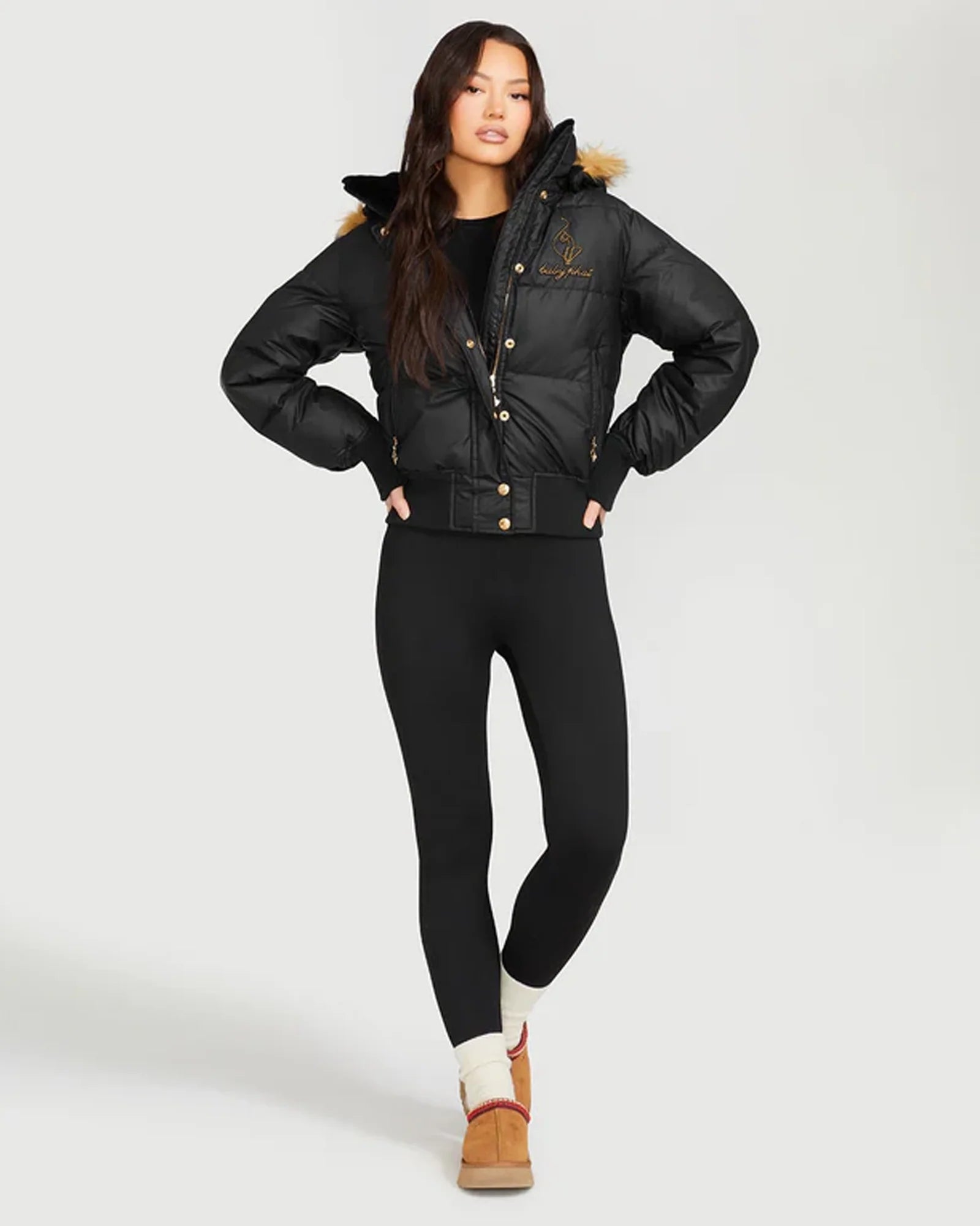 Baby-Phat-Black-Puffer-Jacket