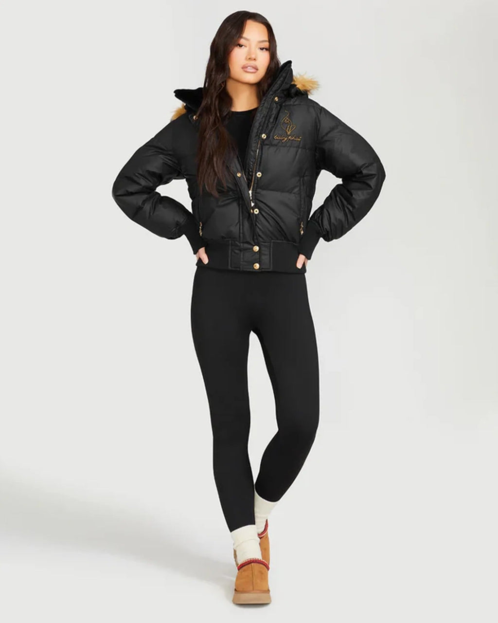 Baby-Phat-Black-Puffer-Jacket