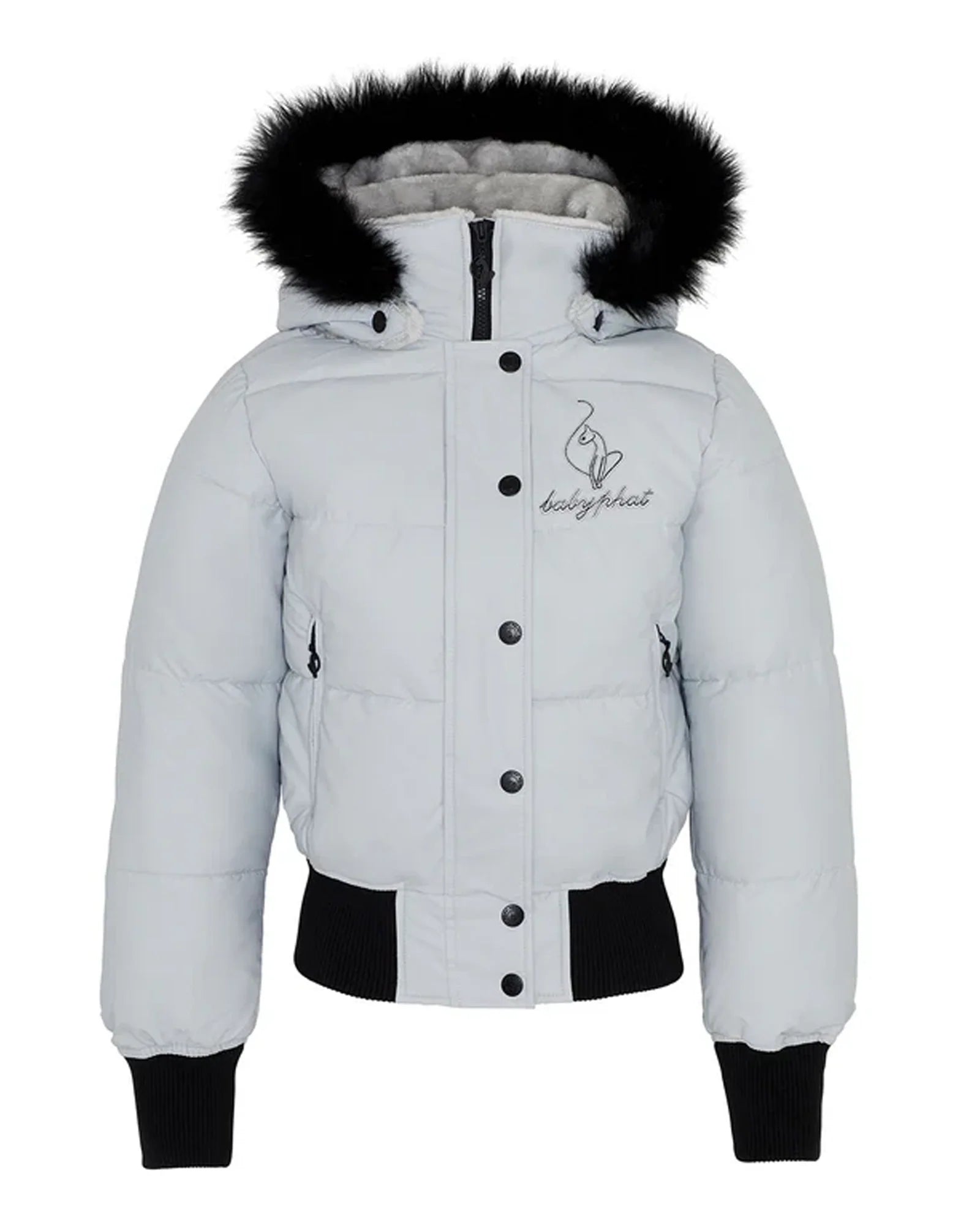 Baby-Phat-Puffer-Gray-Jacket