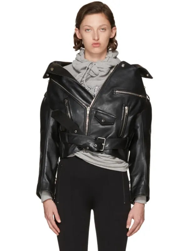 Balenciaga Swing Leather Jacket