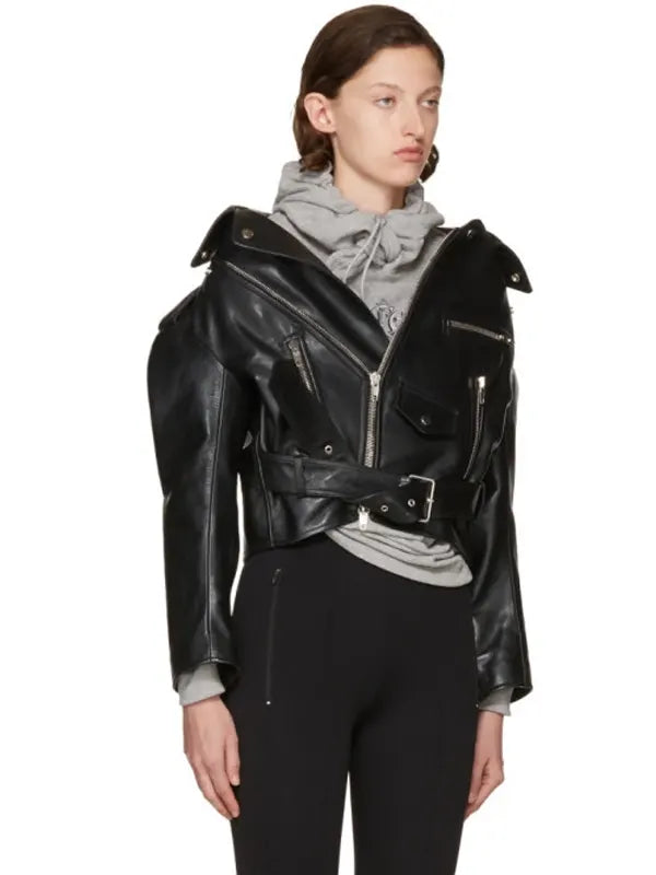 Balenciaga Swing Leather Jacket